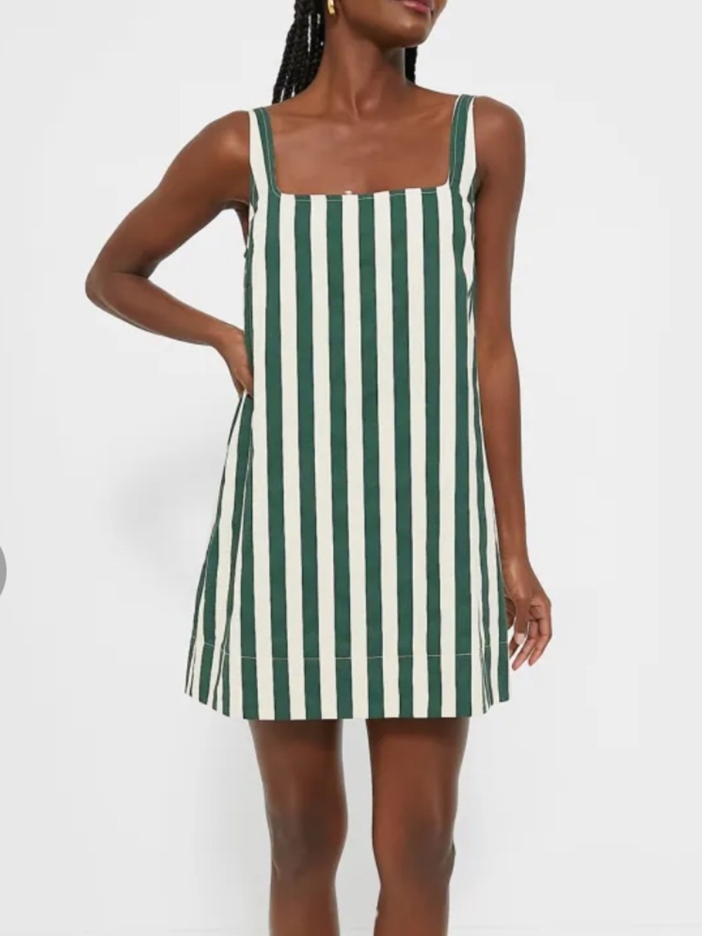 Pomander Place Jade Stripe Cassie Dress Size XL